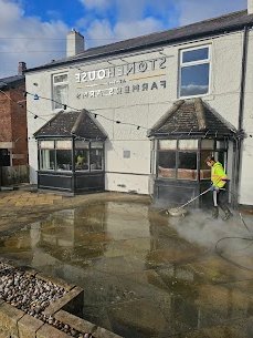 Commercial jet washing – forecourt cleaning