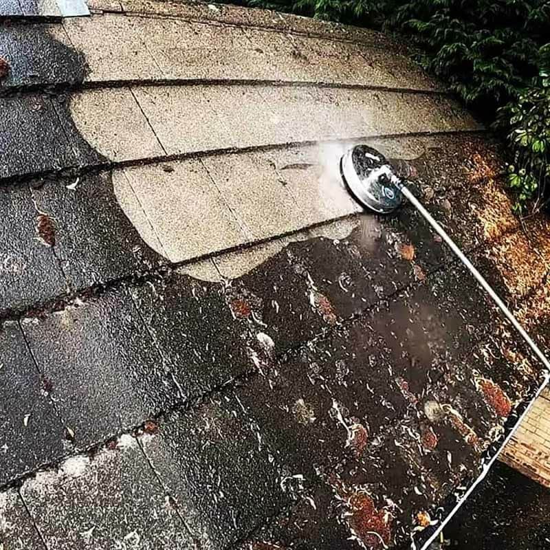 Roof cleaning before/after - image j7